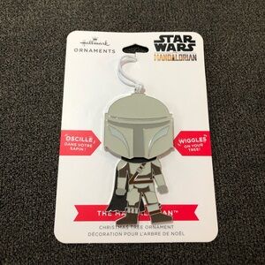 Hallmark Mandalorian Ornament in Gray and White